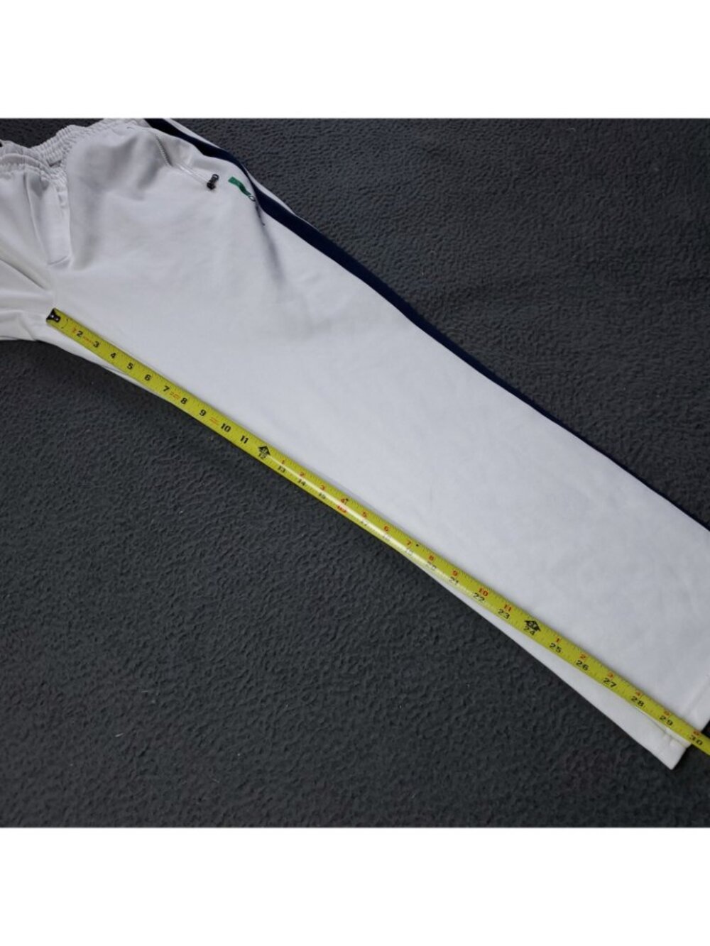 VINTAGE 90s Polo Sport Ralph Lauren Pants Mens XL 30 x 30 Track Cotton White RL - Picture 6 of 11